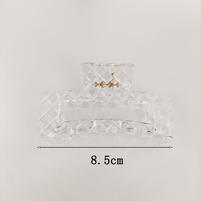 热门发夹各样式透明抓夹大号流行发卡创意 DIY百搭发饰鲨鱼夹批发详情27