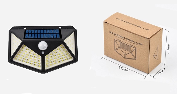 太阳能灯户外庭院感应路灯LED充电照明灯家用花园防水太阳能壁灯详情17