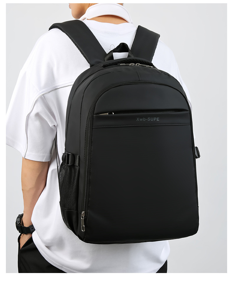 批发跨境双肩包印字书包防泼水旅行包休闲韩版大容量商务电脑背包详情14