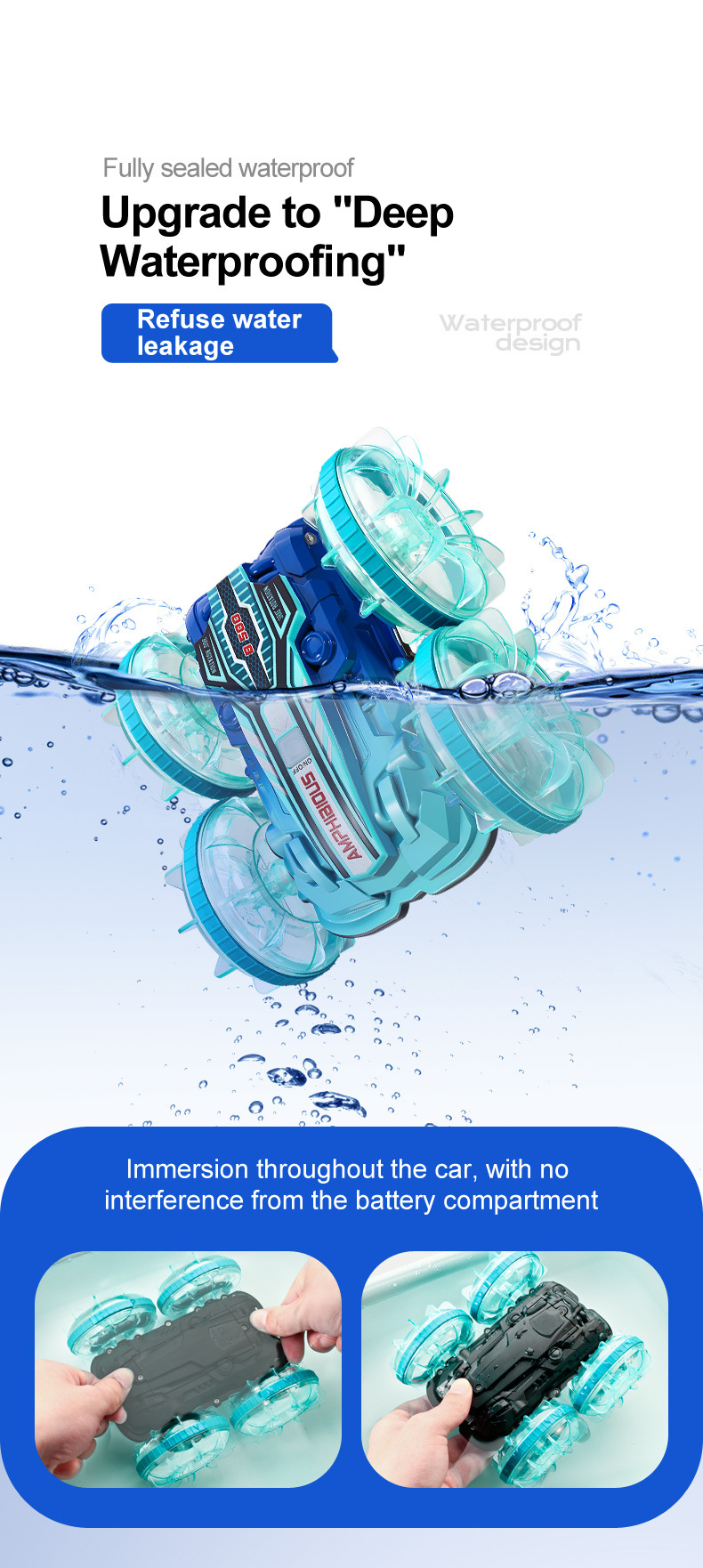 跨境热卖儿童遥控双面特技车充电款手势感应水陆两栖汽车玩具批发详情22