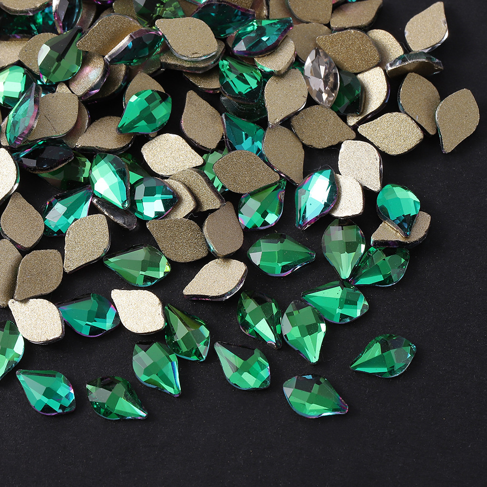 Self-owned brand exquisite irregular-shaped AB flat-bottomed water diamond DIY nail art accessories, phone cases, hairpin decorations, water diamond brand new model Z300 1 pic 4