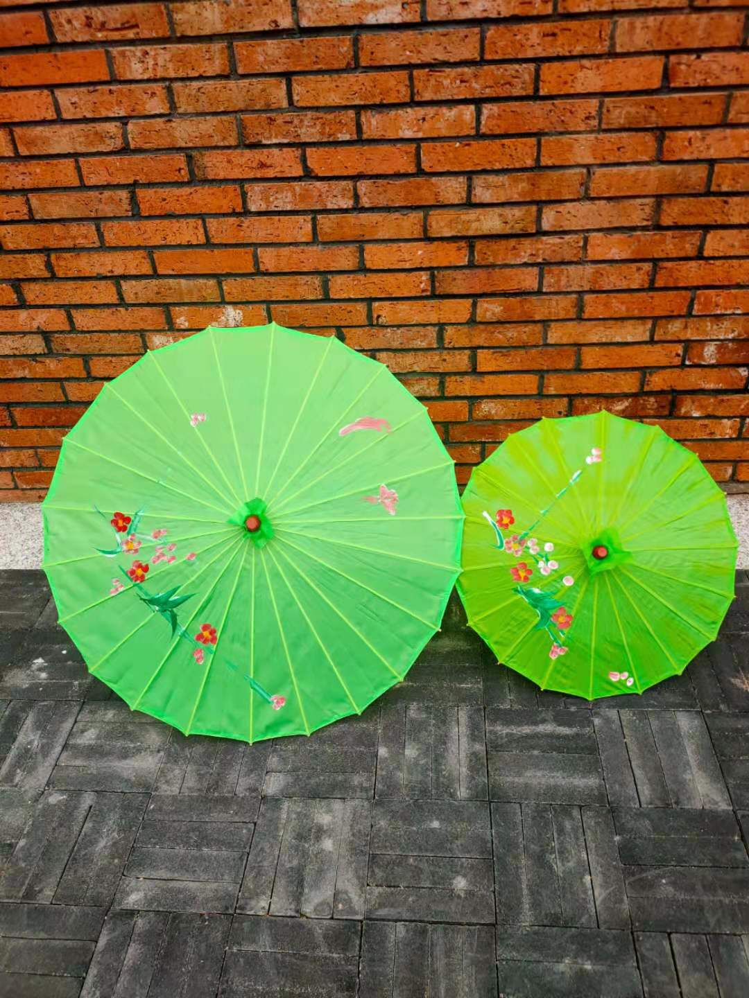 油纸伞工艺油纸伞古风装饰伞大小号古装绸布伞江南风舞蹈伞道具详情4