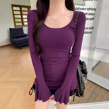 轻薄亲肤V领波点设计感遮肉显瘦打底短袖T恤女夏季新品百搭上衣潮详情29