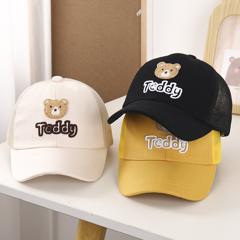 Sombreros para niños 2022 verano transpirable bebé verano mesh cap pato tongue sombrero para mujeres bebé malla protector solar sombrero de béisbol pic 4