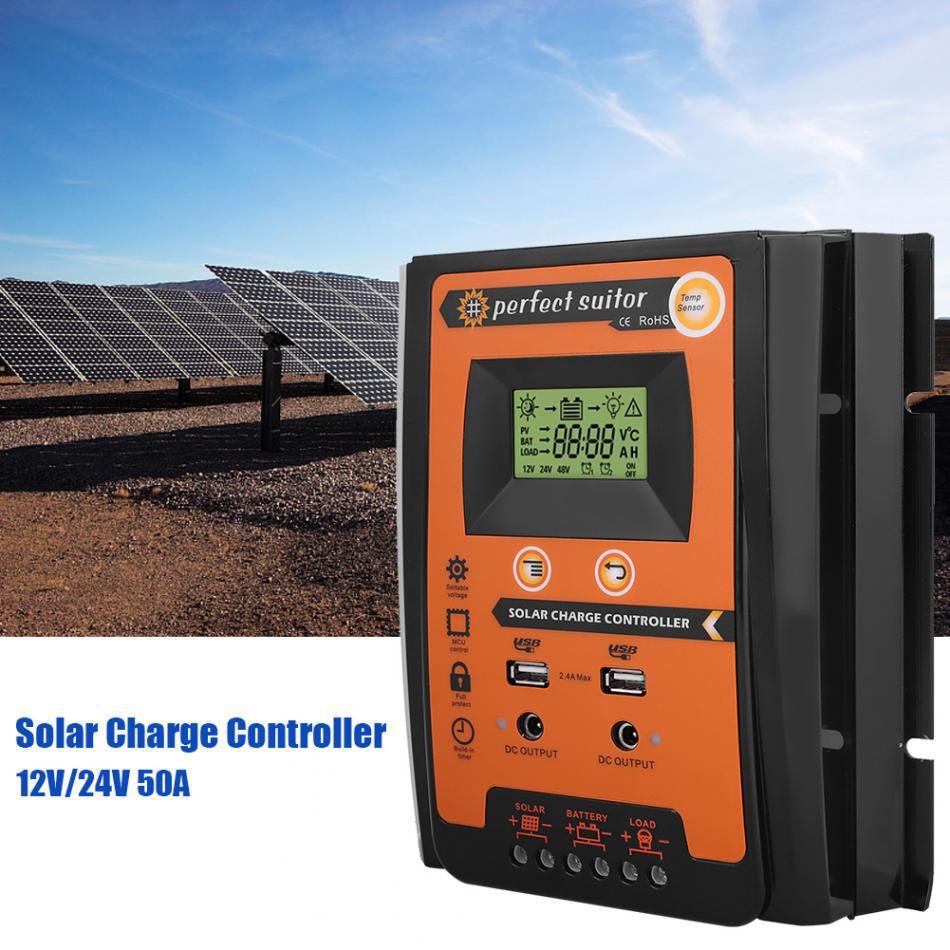New best-selling PWM solar controllers: 12V, 24V, 30A, 50A, 70A solar cell charge and discharge controllers pic 6