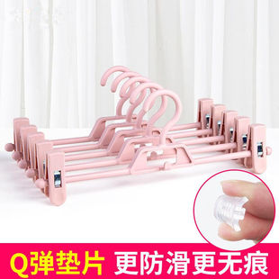 Rainbow-colored collar guard hanger, thickened plastic household hanger, clothes rack, clothes drying rack, clothes rack, clothes drying rack pic 18