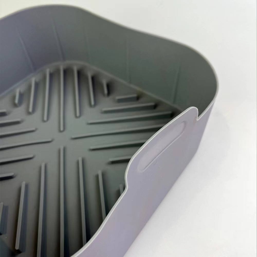 Air Fryer 空气炸锅方形硅胶烤盘食品级可重复使用硅胶空气炸锅篮详情6