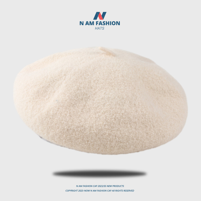 The British retro wool beret is a versatile choice for women in autumn and winter. The Korean version of the fashionable and trendy round face matching beret is now available in other categories pic 11