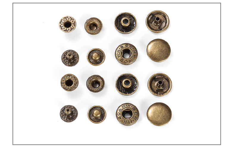 The manufacturer has in stock brass four-way buttons, metal smooth four-way buckles, large white buckles 201#15mm emergency buttons pic 14