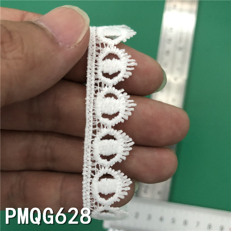 New Lolita embroidery water-soluble lace, milk silk single-sided small flower wave lace, lace with barcode pic 50