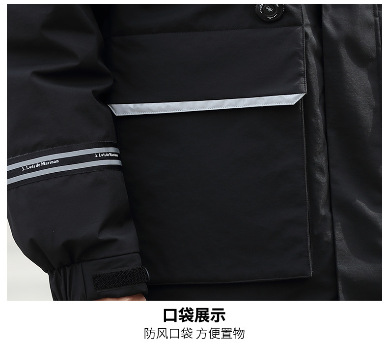 工装羽绒服男中长款2022年冬季新款男士保暖外套百搭男装潮牌上衣详情24