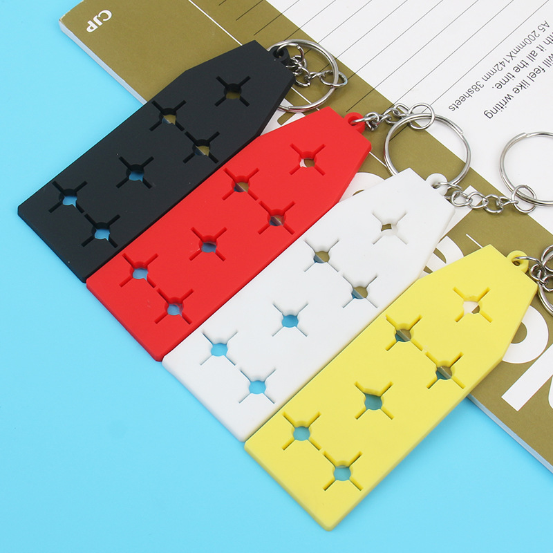 2022 New Keychain pendant EVA key Board Personalized DIY installation board accessory suitable for Crocs and flower shoe buckles 1 pic 4