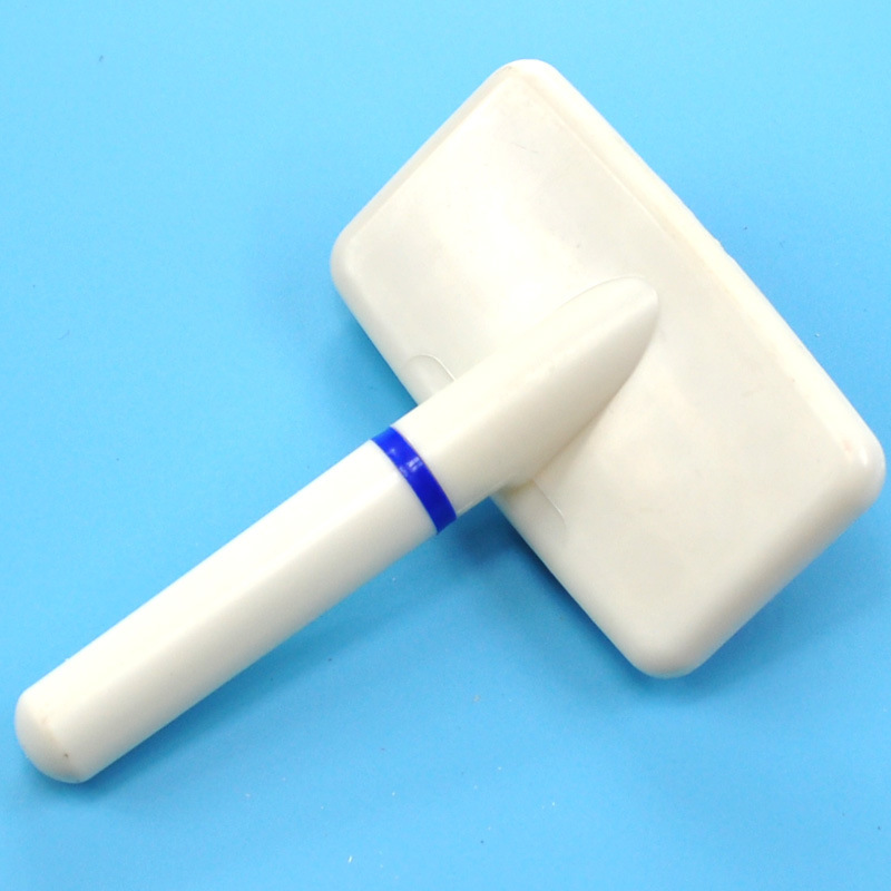 Pet needle comb, pet white needle comb with airbag, pet cat and dog comb, dog hair brush, pet grooming needle comb pic 1