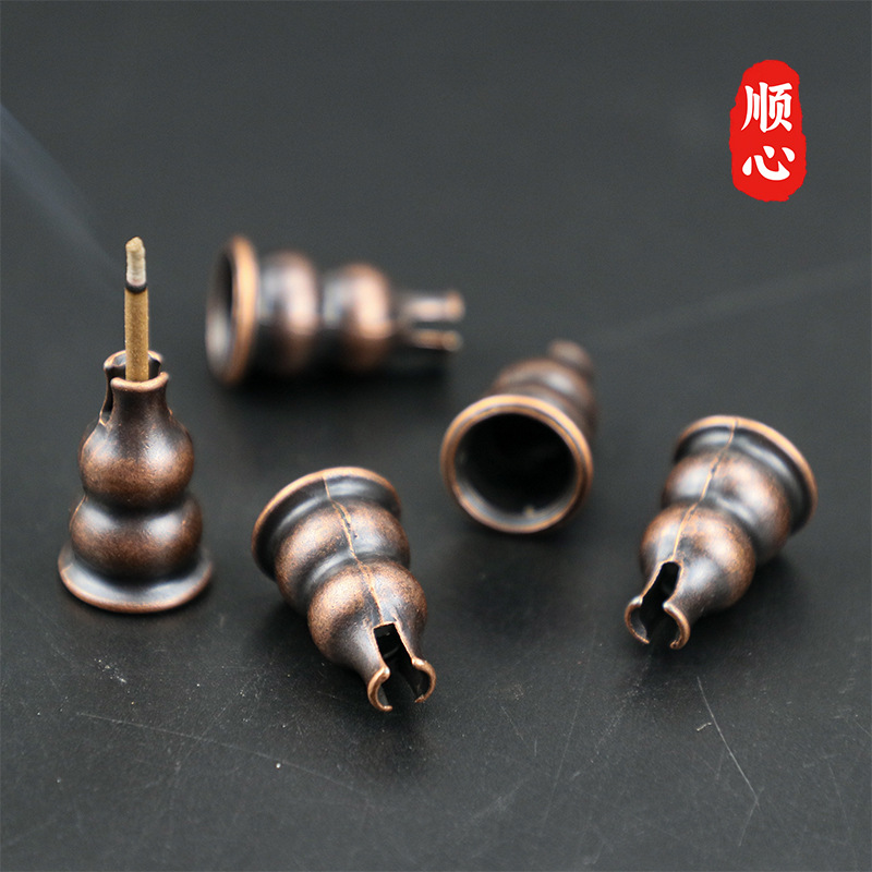 Shunxin Sanbao Lotus Incense Stick Plate, Incense base, Household metal Sandalwood Incense Stick, decorative item, Aroma Diffuser manufacturer wholesale pic 12