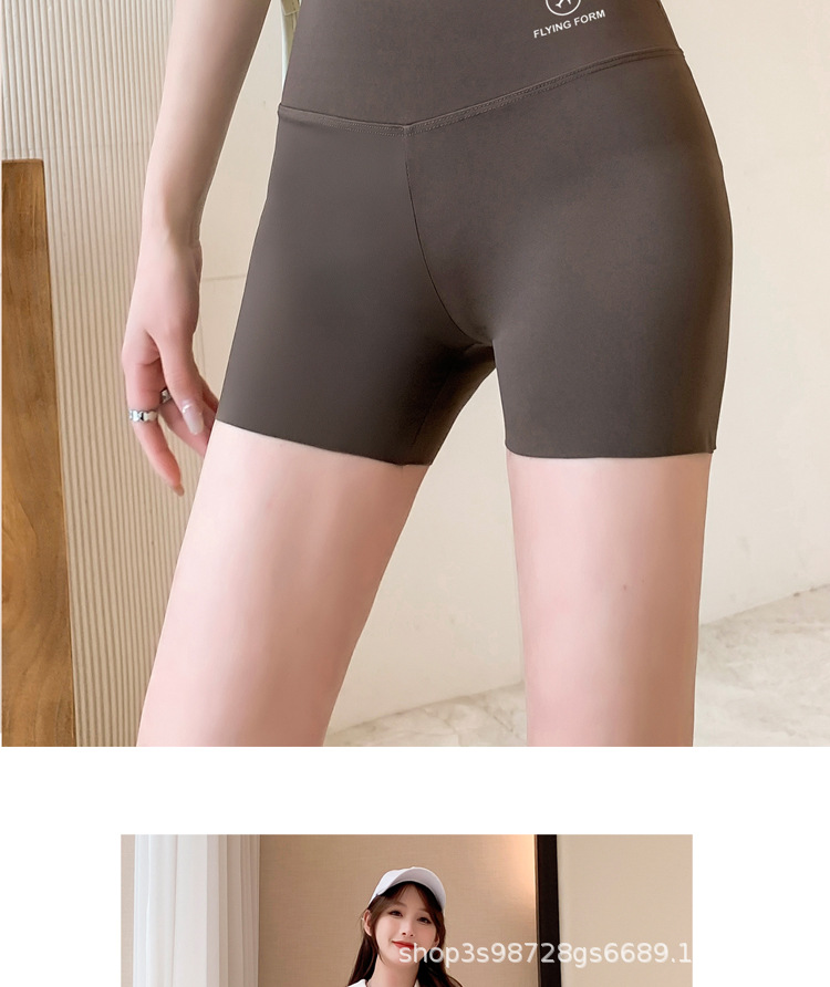 Yiwu three-part shark pants for women in summer are thin, belt-tightening, anti-leakage, and slimming when worn outside. They are large-sized, safety short pants with a base layer pic 23