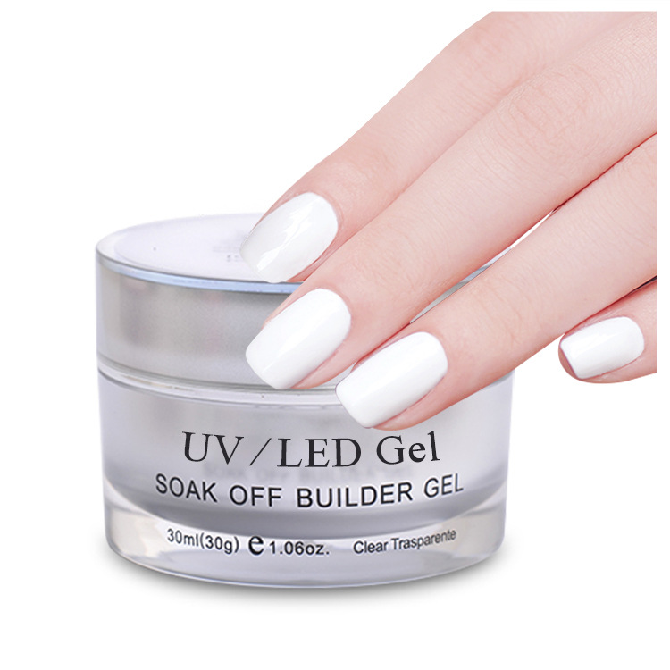 E&A Nail Polish Glue Factory Direct sales: 30g transparent UV glue, phototherapy glue, pink phototherapy nail polish glue, model glue, exclusively for export pic 10