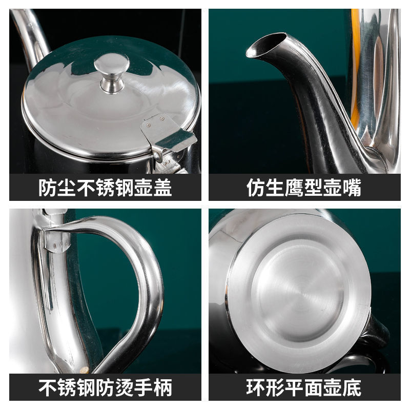 Stainless steel oil pot, Anshi pot, oil filter tank, edible oil bottle, kitchen soy sauce pot container, oil filter wonder, oil residue pic 22