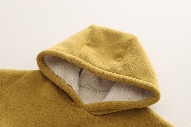 儿童冬款2023年新款运动套装可爱卡通儿童加绒复合卫衣休闲两件套详情5