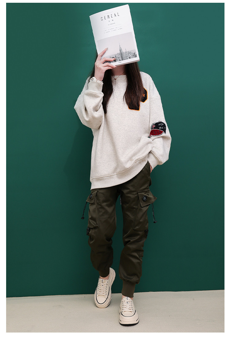 内里头层羊皮帆布鞋2024秋冬新款女士增高厚底鞋女休闲百搭鞋子女详情30