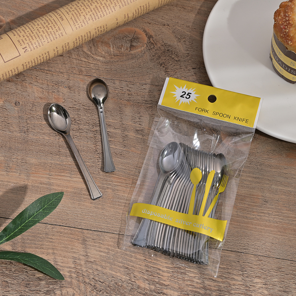 24 sets of multiple selectable spoon sets for cake shops, desserts, tableware and spoons, wholesale from the manufacturer pic 17