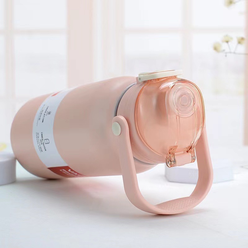 Self-developed oidire portable car water boiling travel kettle, cold drink coffee, tea and water separation, tea-making exercise, long-lasting heat preservation kettle, large capacity with straw pic 7