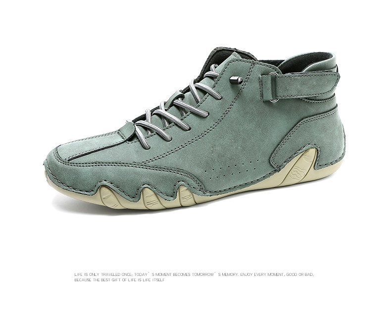 亚马逊热销马丁靴秋冬季跨境爆款高帮八爪鱼男鞋男士休闲短靴子详情41