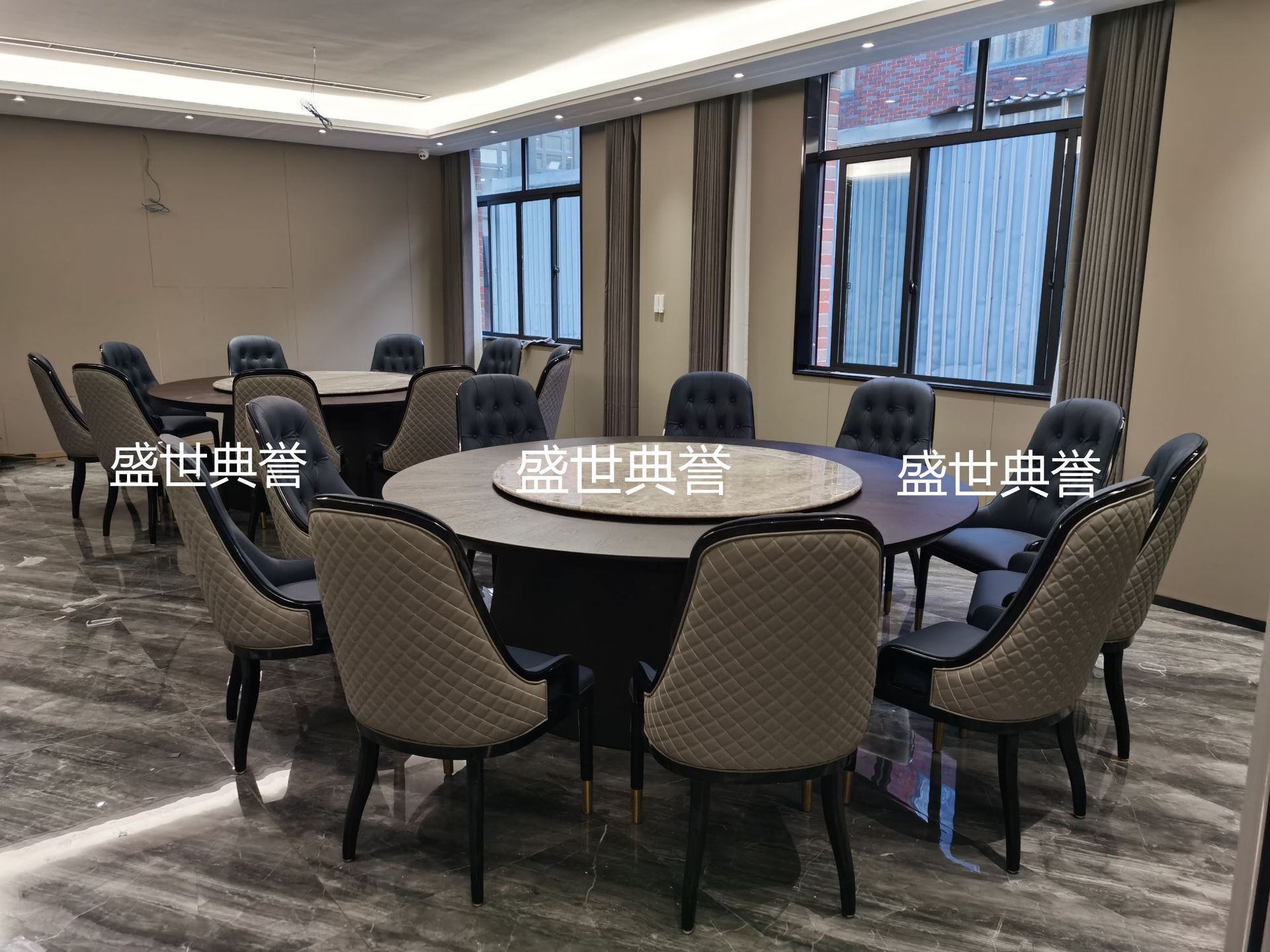 Solid wood dining tables and chairs for five-star hotels in Nanchang, modern light luxury ash wood chairs for clubs, and solid wood chairs for private dining rooms in restaurants pic 17