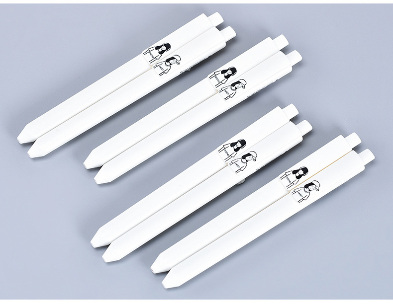 Zhongfan ZF1810 triangular rod signature Pen, plastic creative stationery, quick-drying gel pen wholesale pic 8