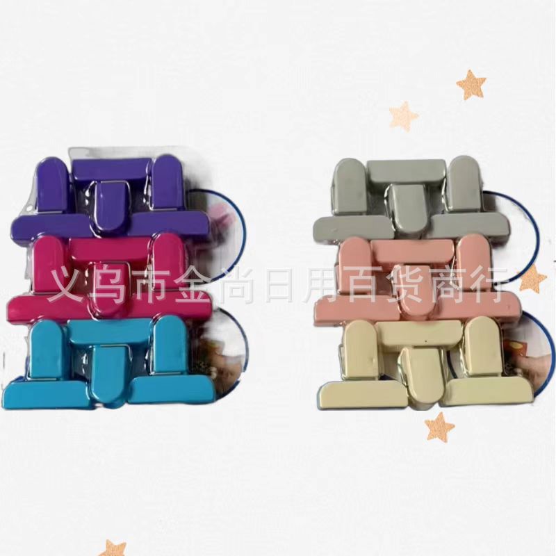 Wholesale in-stock fresh-keeping clamps, household snack moisture-proof sealing clamps, simple plastic bags, food-grade plastic sealing clamps pic 1