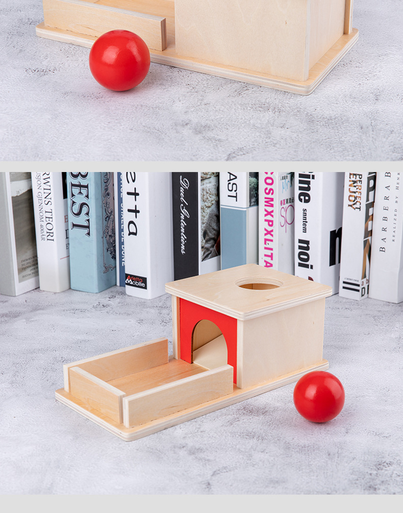 蒙氏教具木质抽屉盒幼儿园纺织鼓压球台科教益智蒙特利梭早教玩具详情28