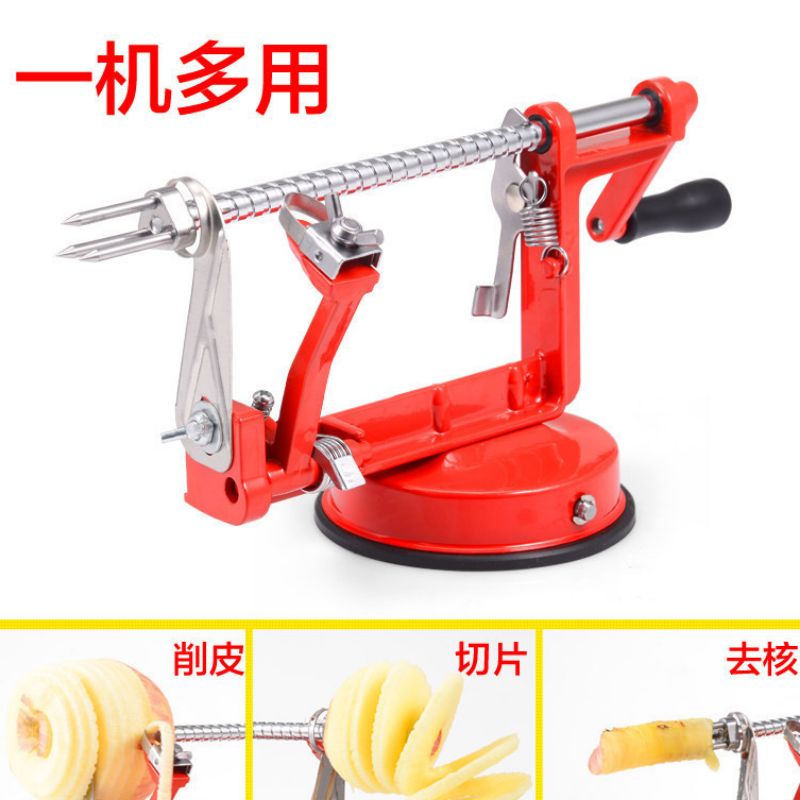家用三合一机削皮器多功能削苹果神器苹果手摇详情4