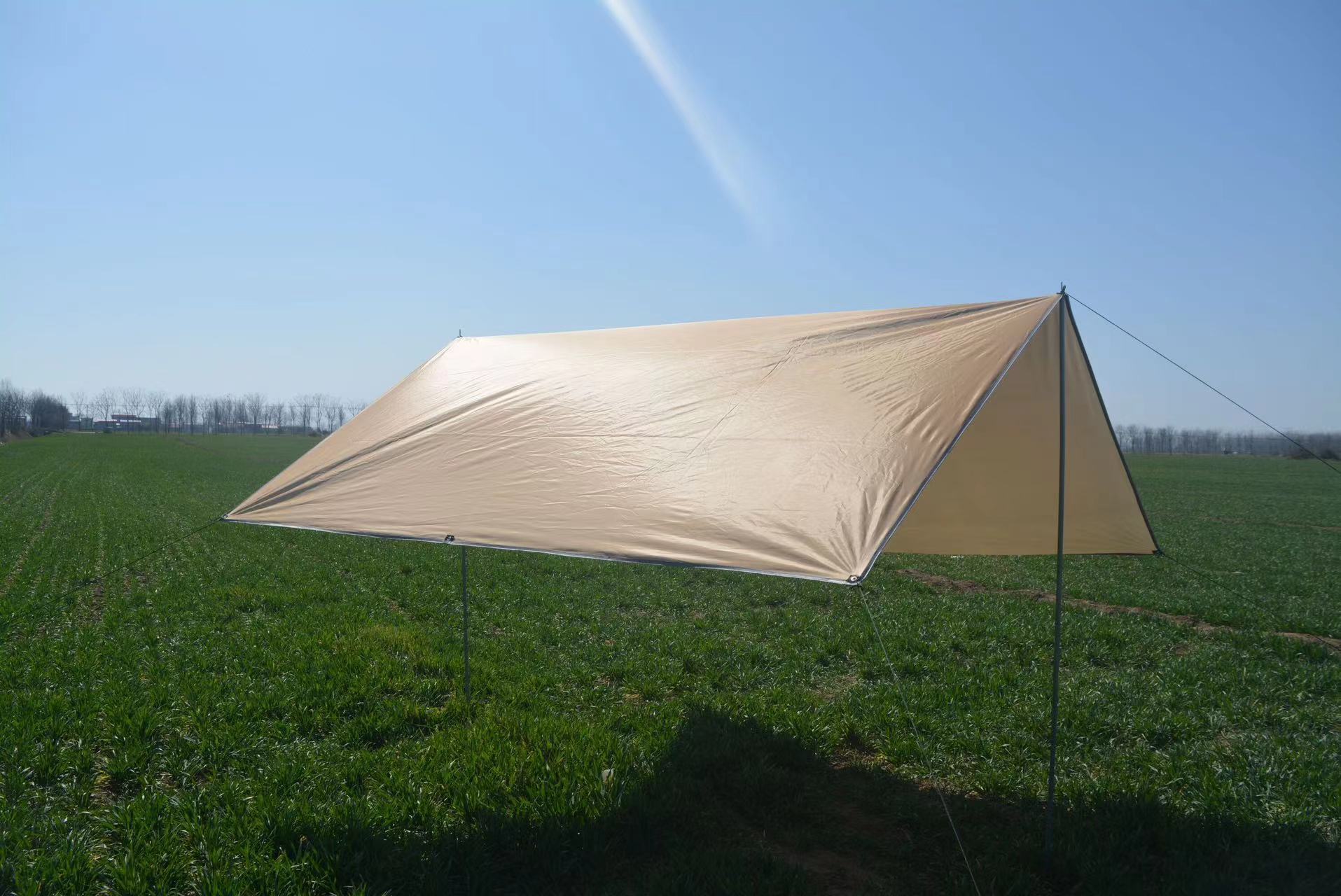 Tianshan Camel outdoor canopy camping portable multi-color silver-coated canopy, outdoor multi-person picnic sunshade canopy tent pic 11