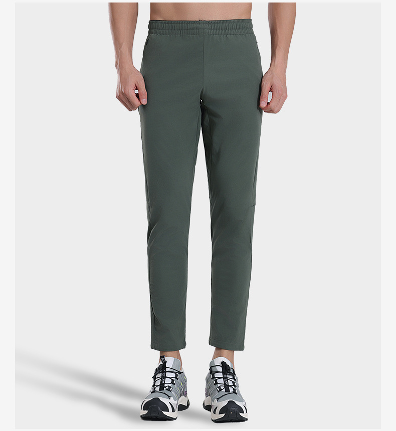 迪家同款休闲速干裤男士修身直筒弹力登山冲锋裤户外跑步运动裤详情16