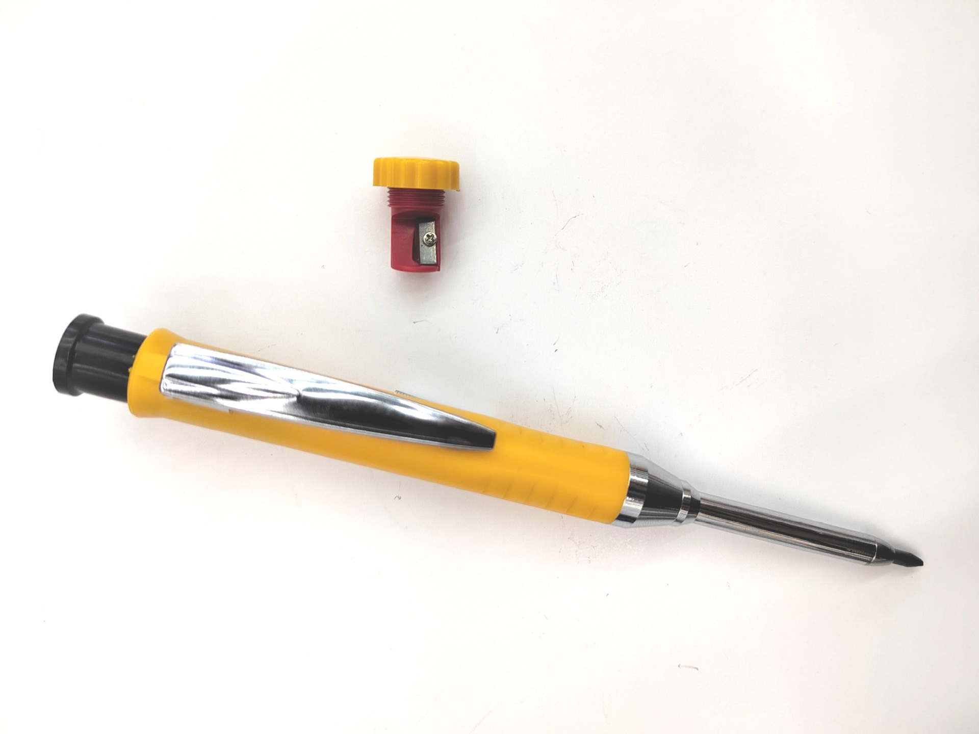 Cross-border deep hole woodworking pencil special marking and line drawing pen, 2.8mm engineering pen, 4-color pen barrel lead core pic 15
