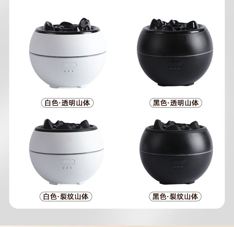Cross-border new flame aroma diffuser, home desktop aroma diffuser humidifier, creative essential oil diffuser, gift wholesale pic 14