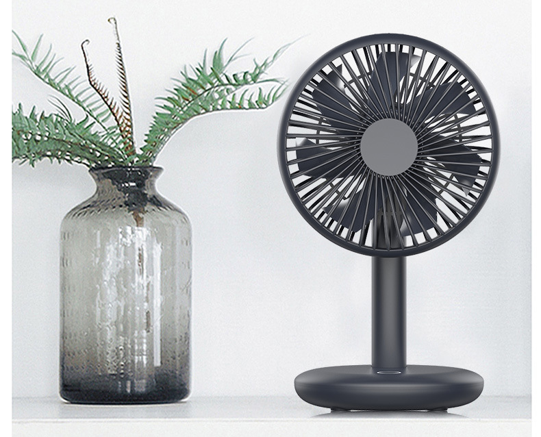 Desktop fan, USB charging, mini four-speed adjustable, small fan, silent, strong wind force, small electric fan for the office pic 26