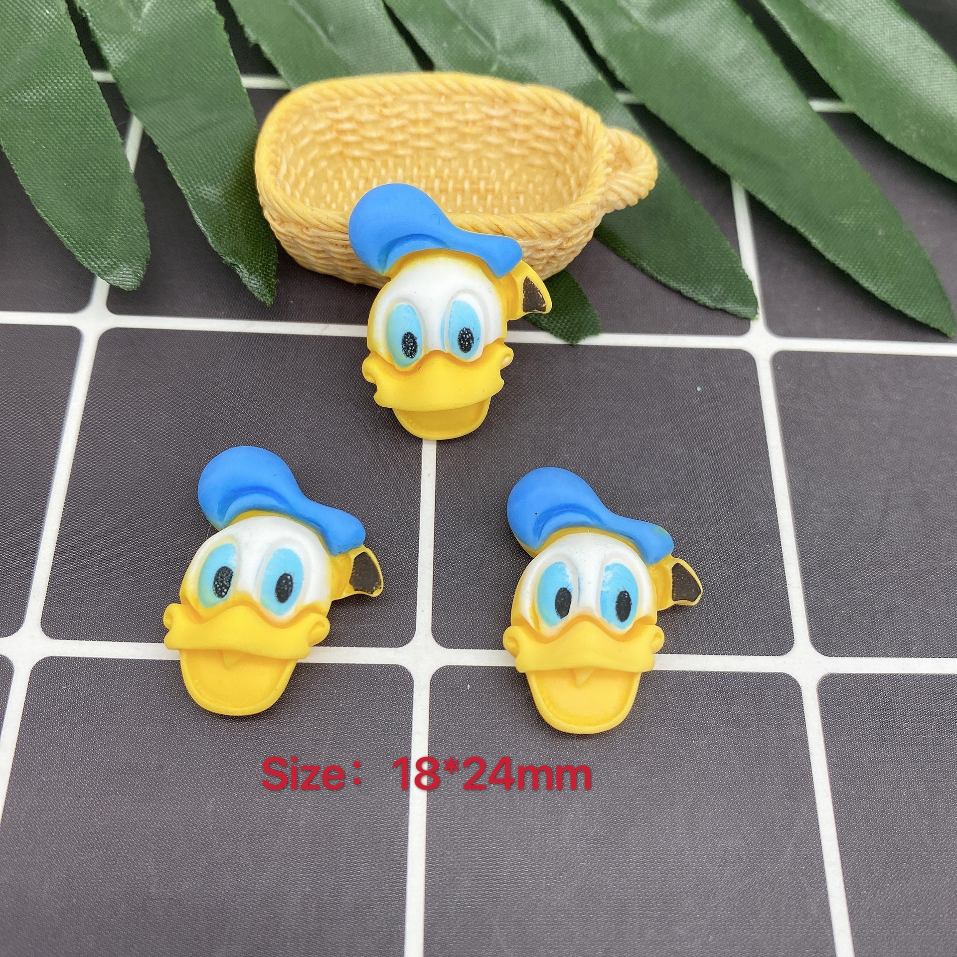 树脂配件饰品帽子贴片史莱姆内放DIY日韩风哑光笑脸厂家直销详情52