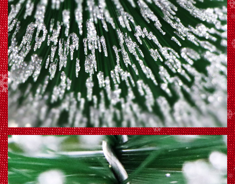 Mini gold and silver pink Christmas pine needle tree Christmas decoration with a simulated wooden base Christmas tree bedroom decoration is in full bloom pic 44