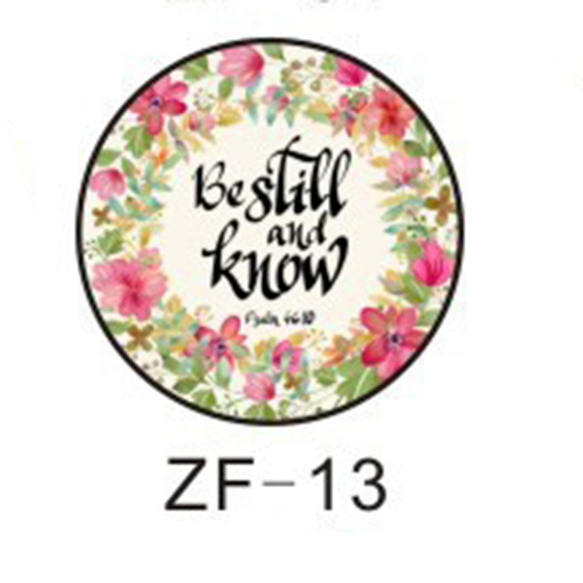 时光宝石水晶玻璃花环励志系列亚马逊diy饰品配件英文图案徽章详情18