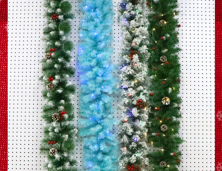 2.7-meter Christmas decorative rattan, encrypted luxury Christmas ornaments, rattan hanging ornaments for hotels, shopping malls and bars pic 36