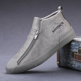 男鞋秋季2022新款运动休闲布鞋男款秋冬工作上班防滑帆布板鞋男士详情17