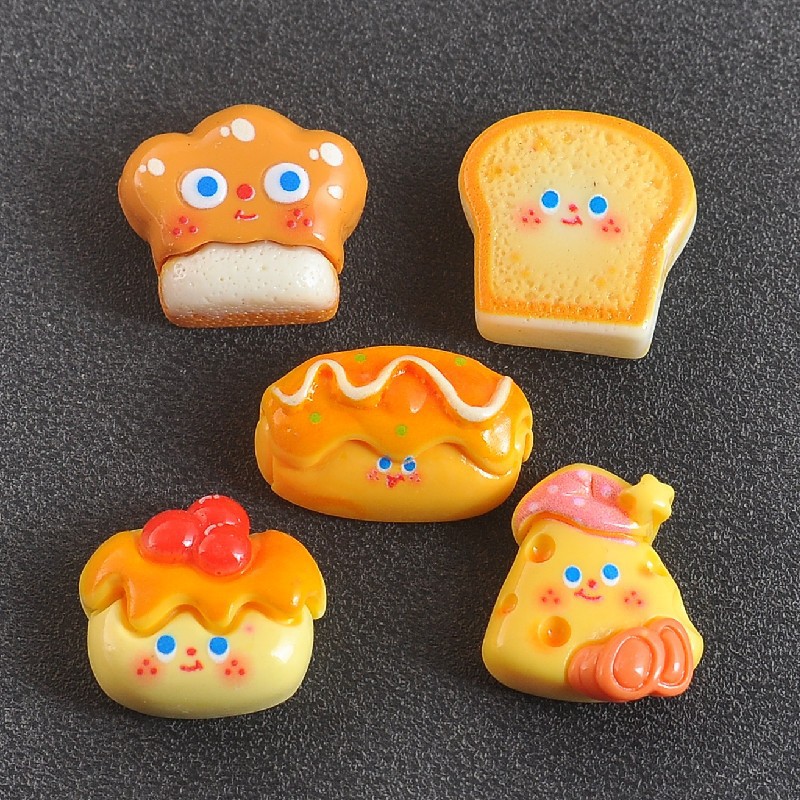 New diy small accessories for food and play refrigerator stickers, versatile resin accessories, fashionable cartoon and cute stickers pic 6