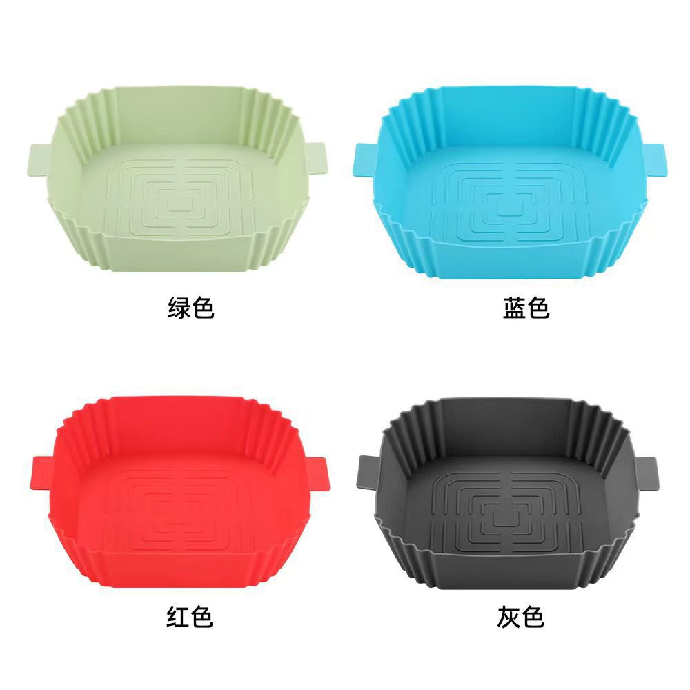 Air fryer, silicone baking tray, all-purpose oven baking tray, food-grade silicone barbecue tray, cake mold, baking mold pic 6