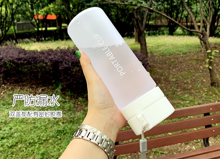 国潮男女学生塑料杯运动便携水杯情侣防摔杯子ins茶杯泡茶家用防平隆详情4