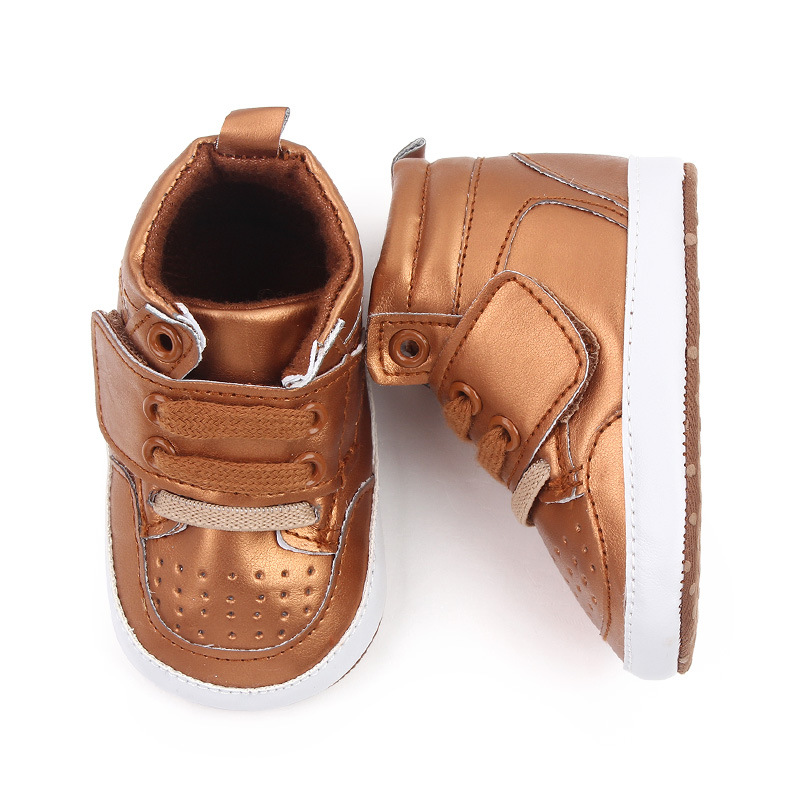Wholesale of high-top casual sports soft-soled shoes for baby boys aged 0-12 months, baby shoes and walking shoes 2755 pic 13