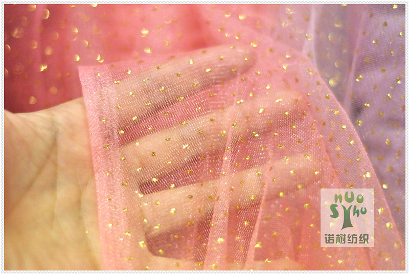 Knitted polyester bright filament, gold and silver illuminated filament, American mesh decorative headwear, American mesh fabric hair accessory, mesh fabric, gauze pic 7