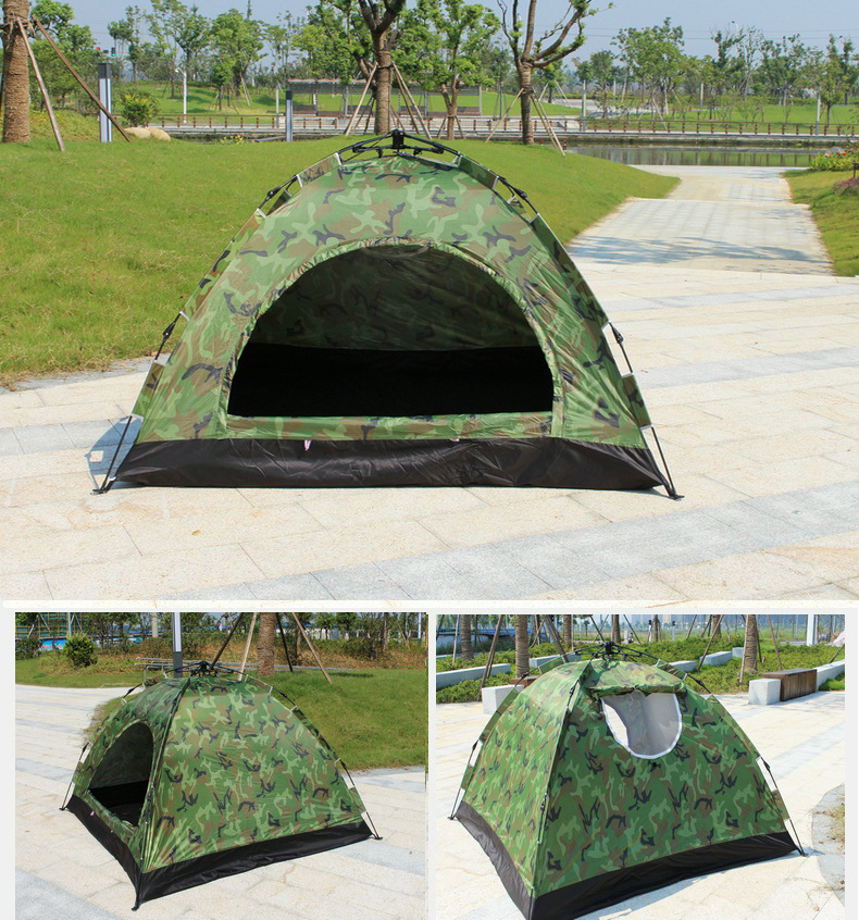 Huanyu Outdoor Wholesale offers 3-4 person outdoor camping automatic tents, multi-person quick-opening travel tents and outdoor products pic 5