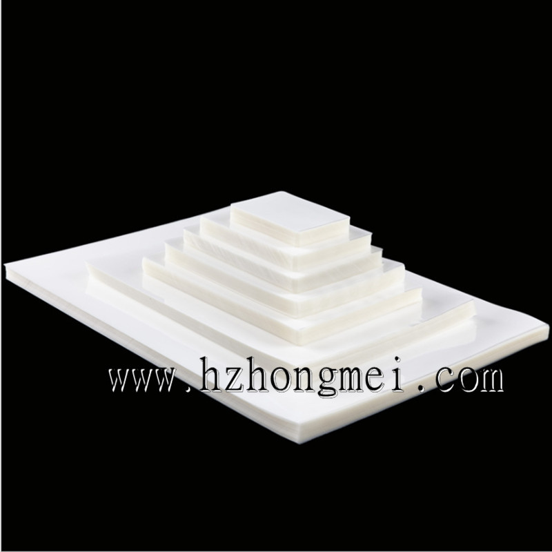 Foot silk plastic sealing film, A4 card protection film, plastic sealing machine, over-plastic film, a4 paper photo protection film, A3 photo over-adhesive film, 6 inches pic 1