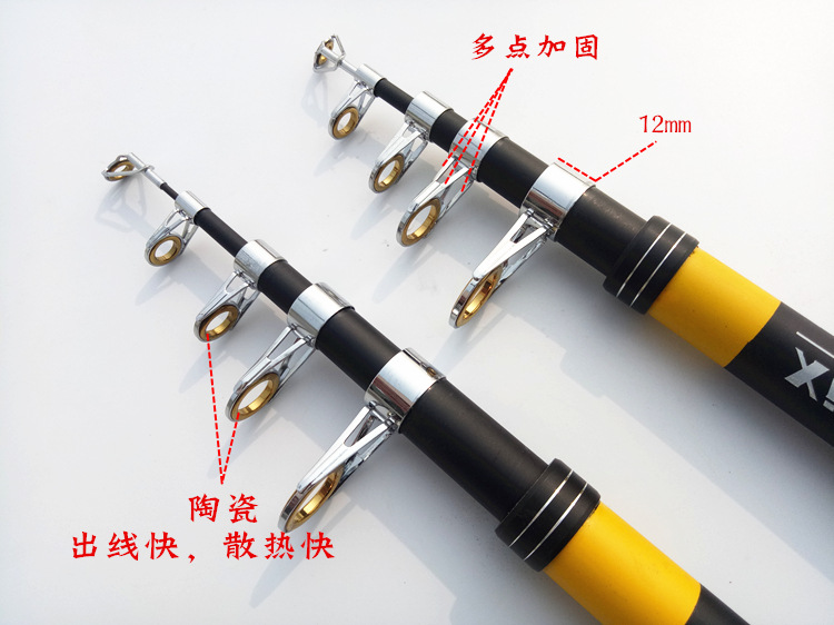 Fishing rod, sea rod, hard rod, 3-meter sea rod, hard adjustment, throw rod, swing rod, sea fishing rod, fishing gear, shaking sound combination, lure rod pic 9