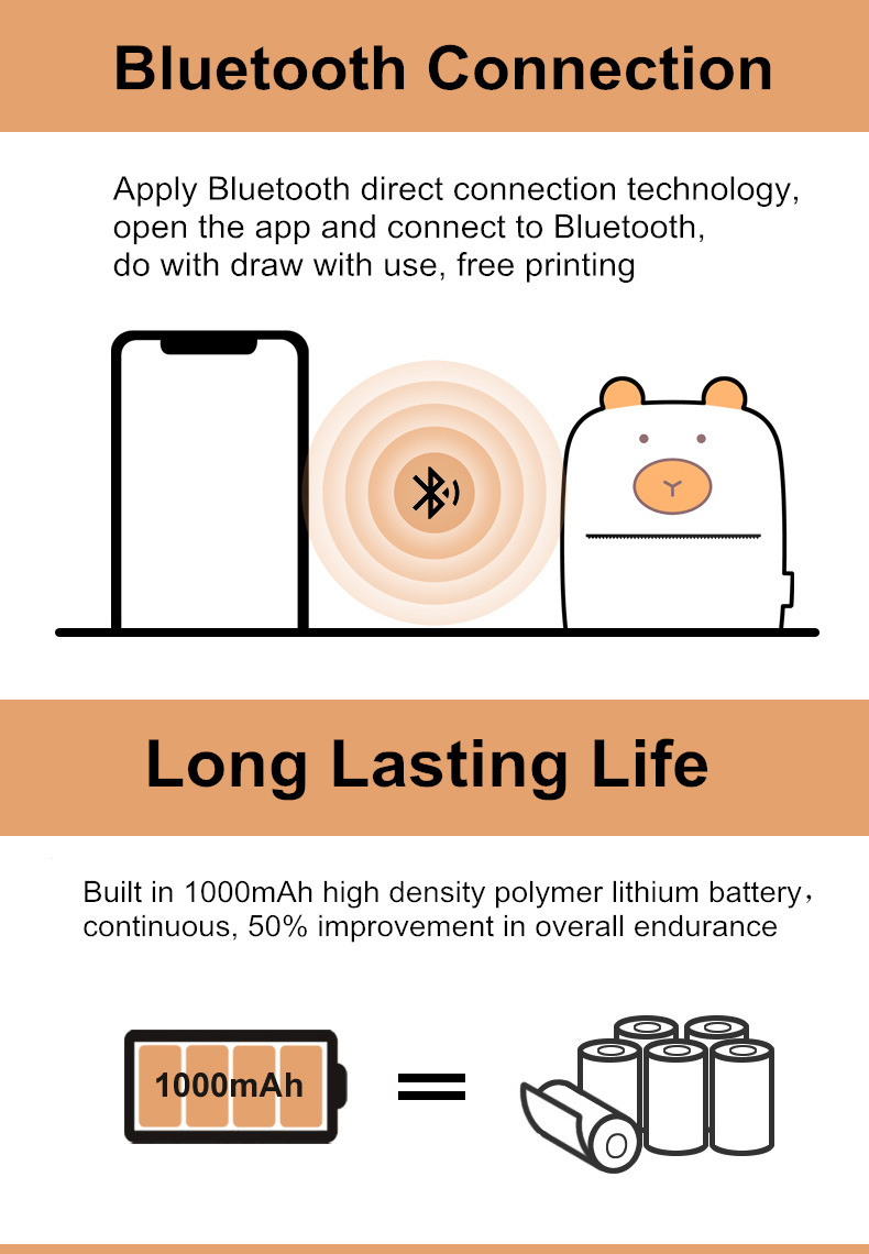 跨境专供便携打印机改错题整理助手迷你口袋照片打印机错题打印机详情11
